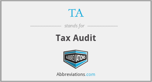 TA - Tax Audit
